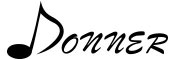 Donner, ukulele brand logo