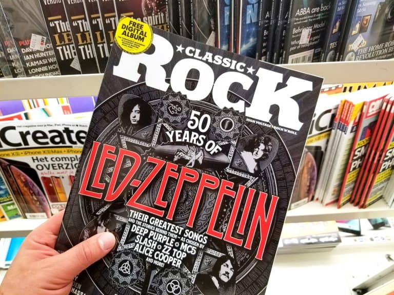 Led Zeppelin on the cover of Classic Rock